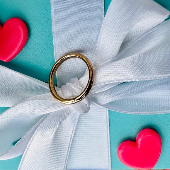 Tiffany & Co. Elsa Peretti Gold Diamond Band ring, 5.75 - Picture 4 of 7